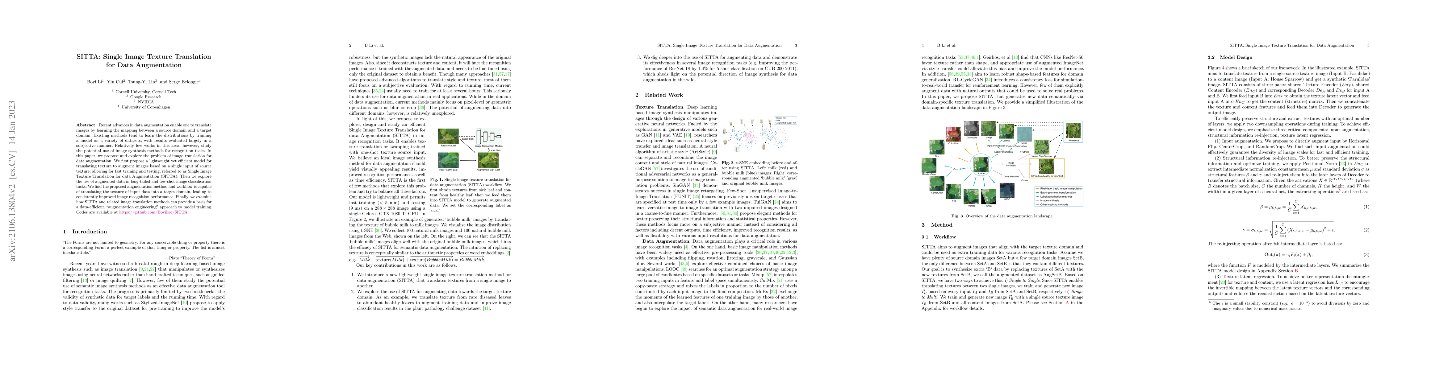Thumbnail for SITTA: Single Image Texture Translation for Data Augmentation