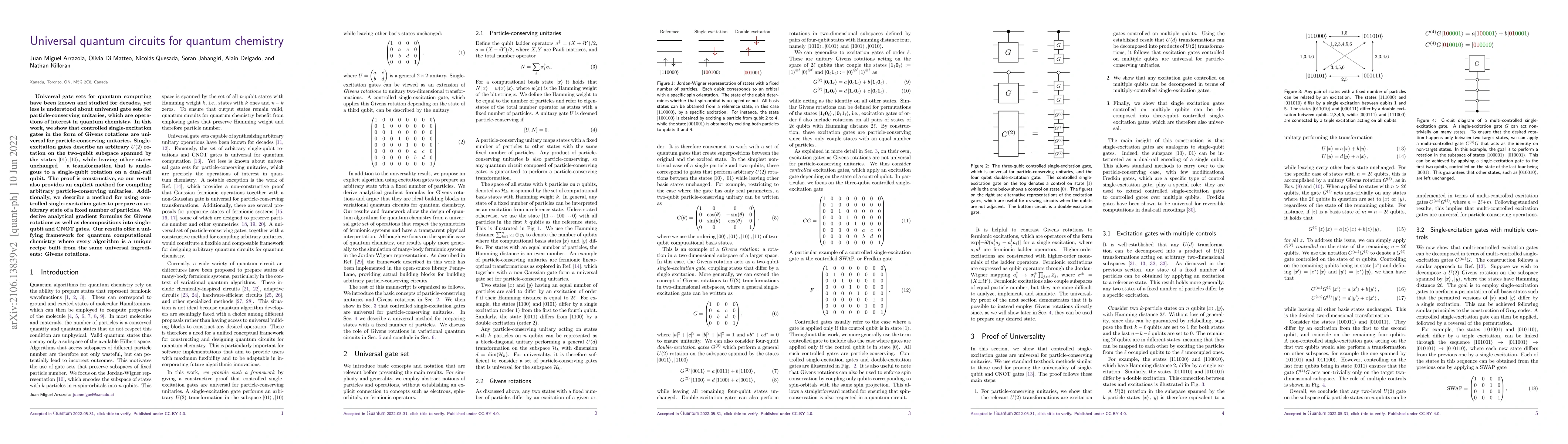 Thumbnail for Universal quantum circuits for quantum chemistry
