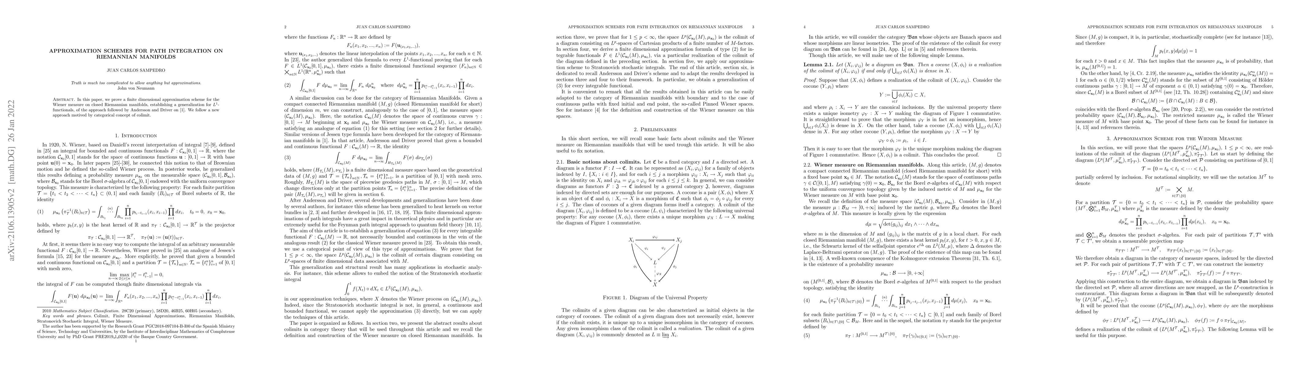 Thumbnail for Approximation Schemes for Path Integration on Riemannian Manifolds