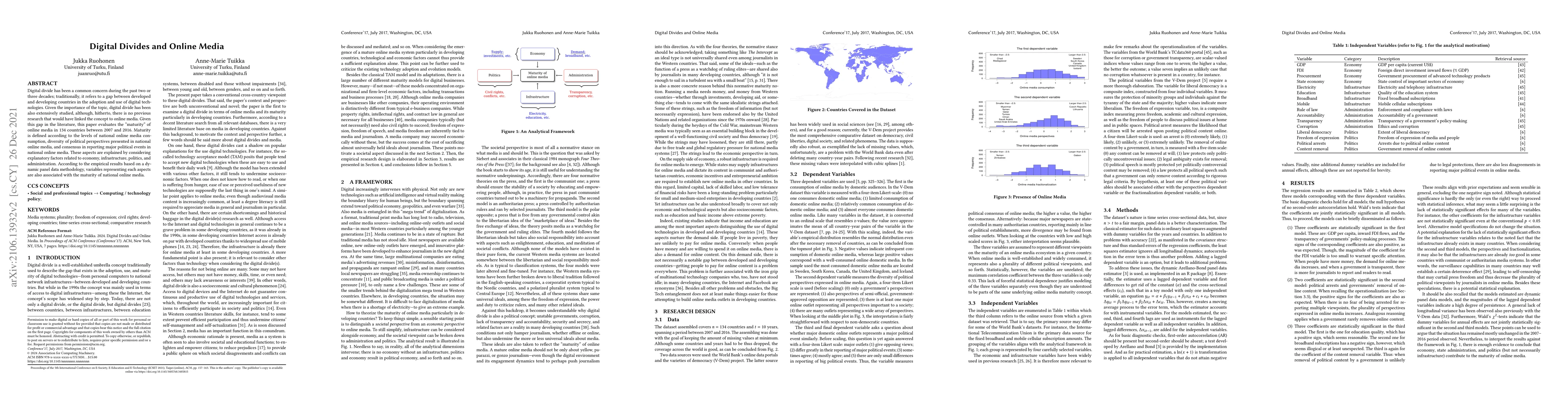 Thumbnail for Digital Divides and Online Media