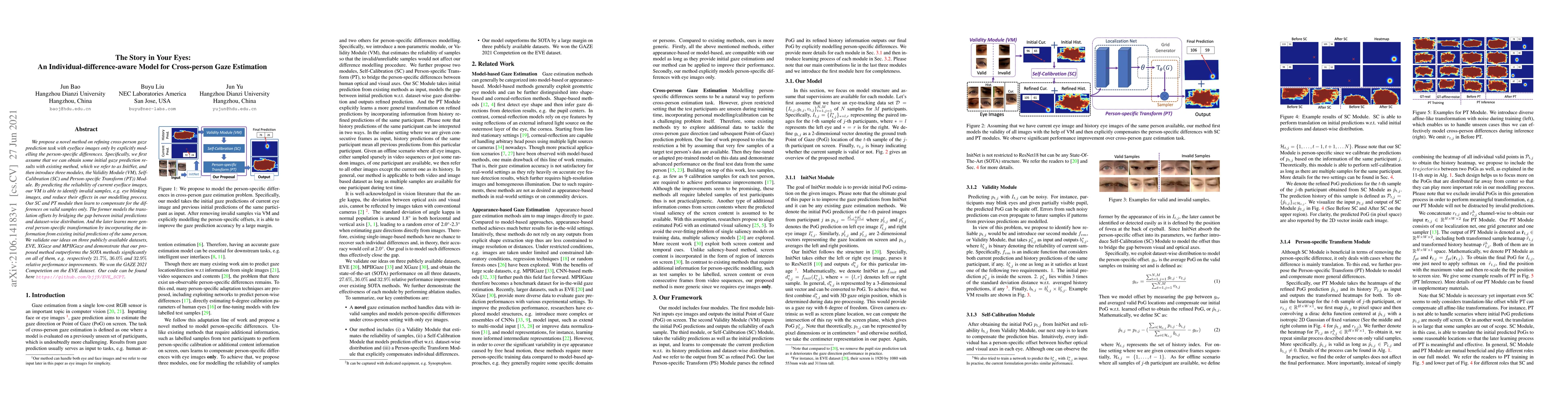 Thumbnail for The Story in Your Eyes: An Individual-difference-aware Model for
  Cross-person Gaze Estimation