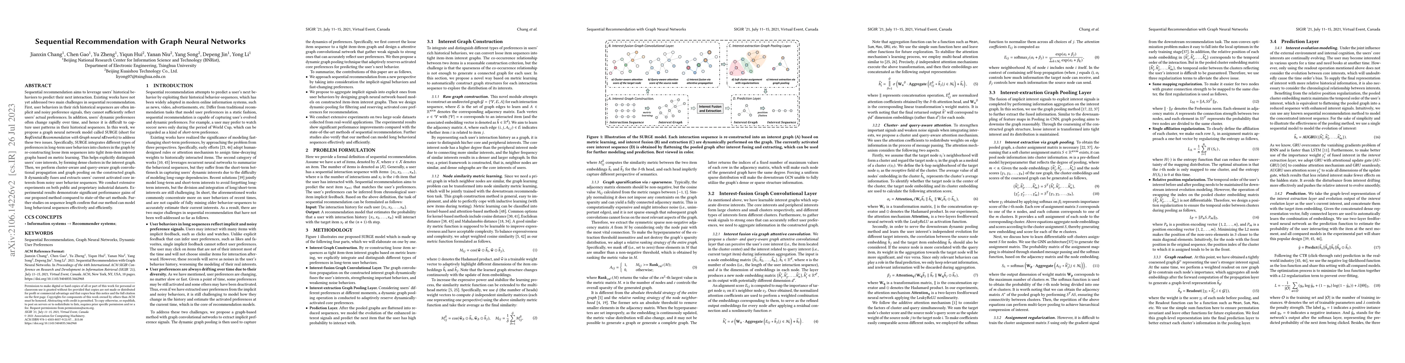 Thumbnail for Sequential Recommendation with Graph Neural Networks