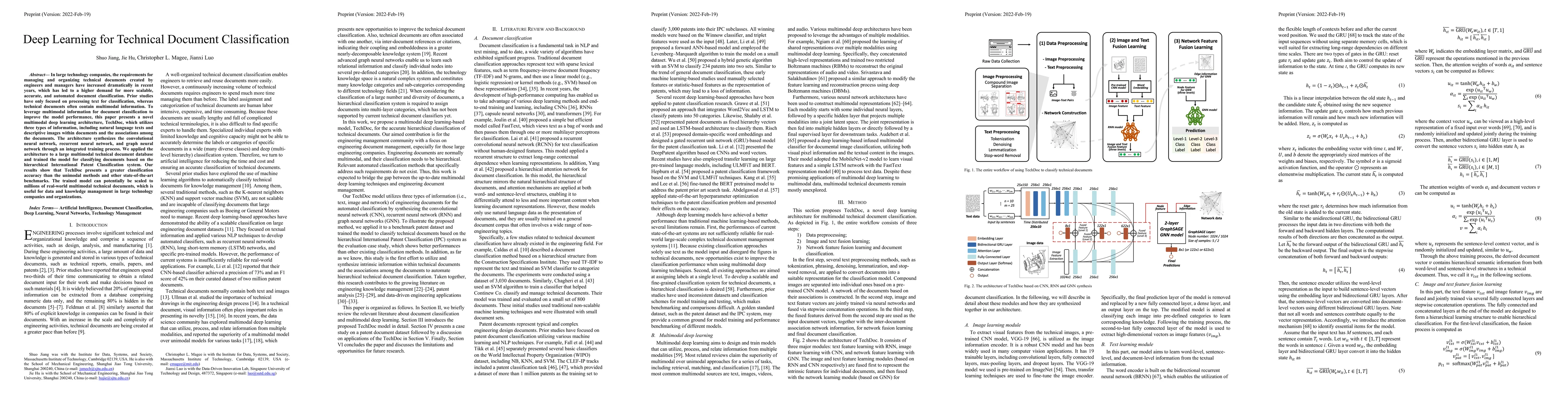 Thumbnail for Deep Learning for Technical Document Classification