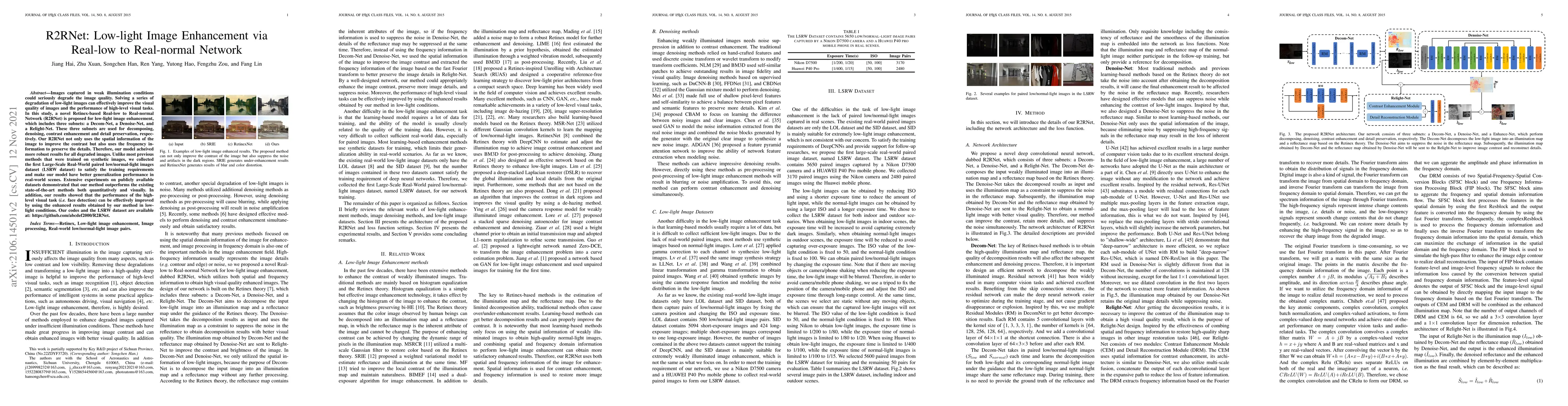 Thumbnail for R2RNet: Low-light Image Enhancement via Real-low to Real-normal Network