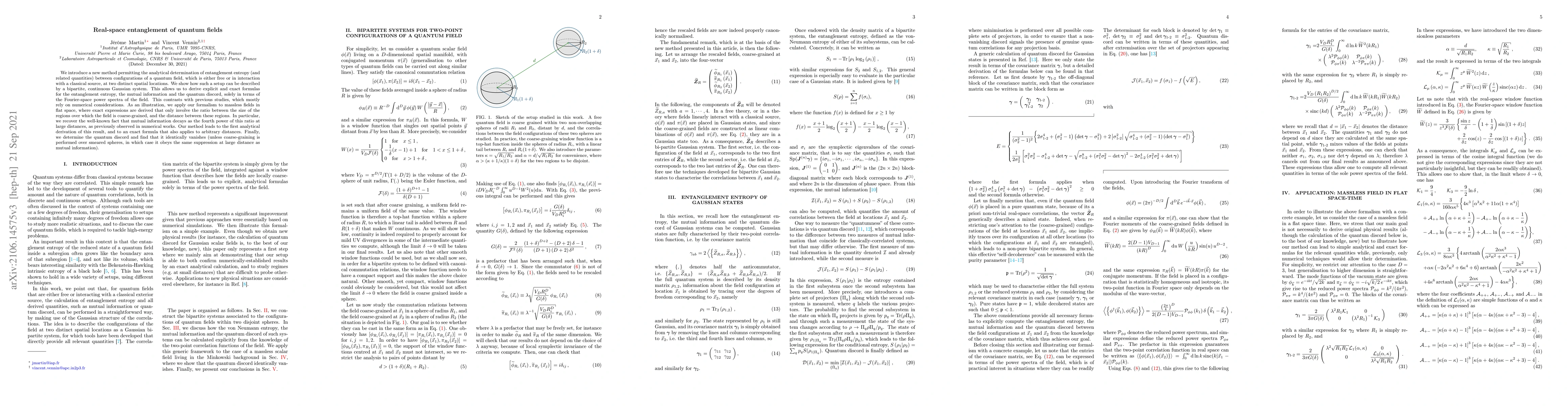 Thumbnail for Real-space entanglement of quantum fields