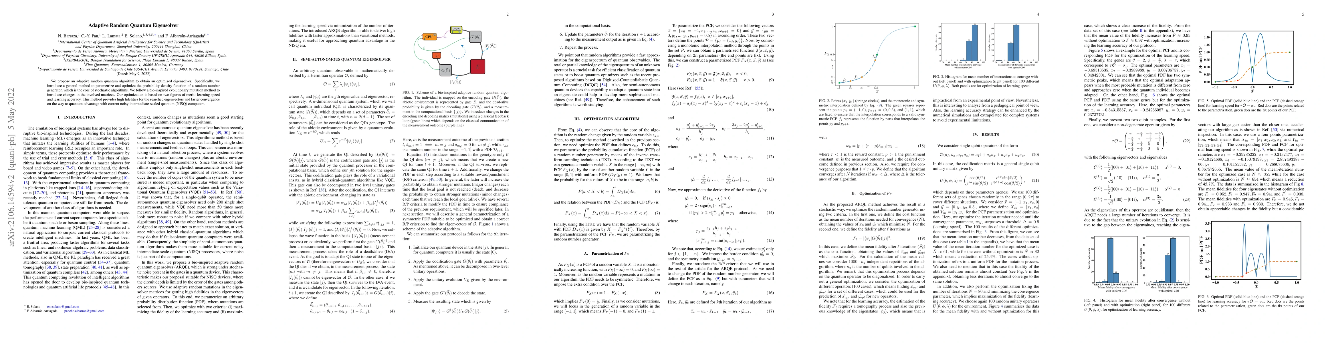 Thumbnail for Adaptive Random Quantum Eigensolver