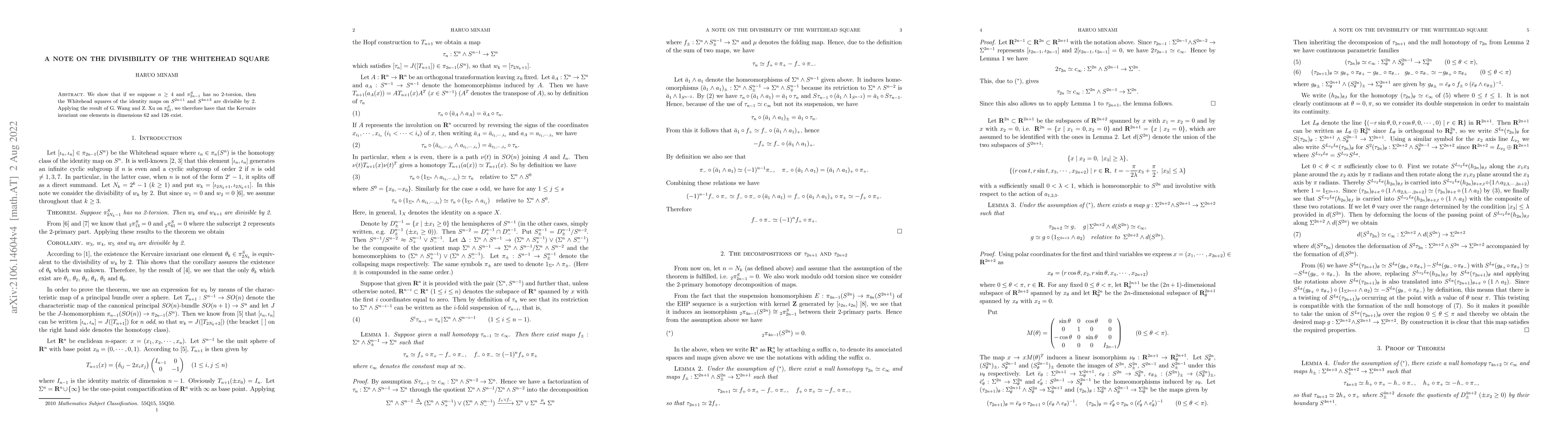 Thumbnail for A note on the divisibility of the Whitehead square