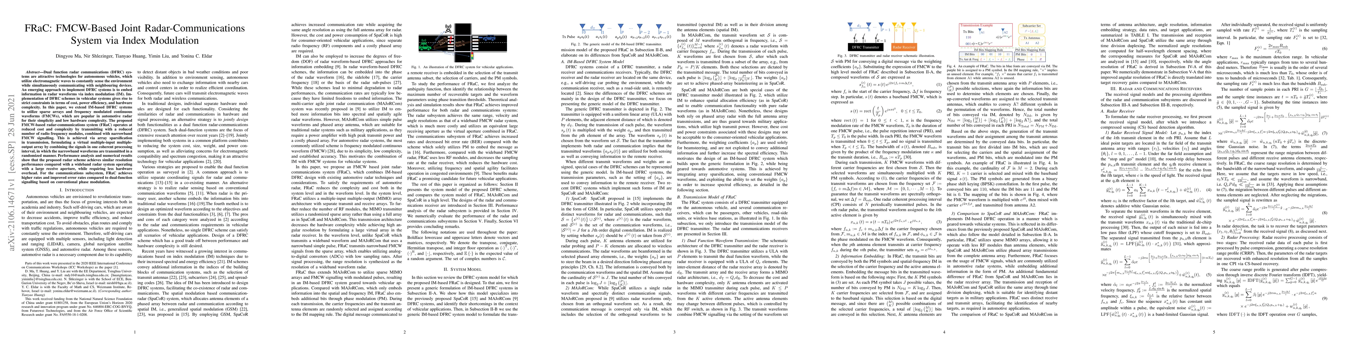 Thumbnail for FRaC: FMCW-Based Joint Radar-Communications System via Index Modulation