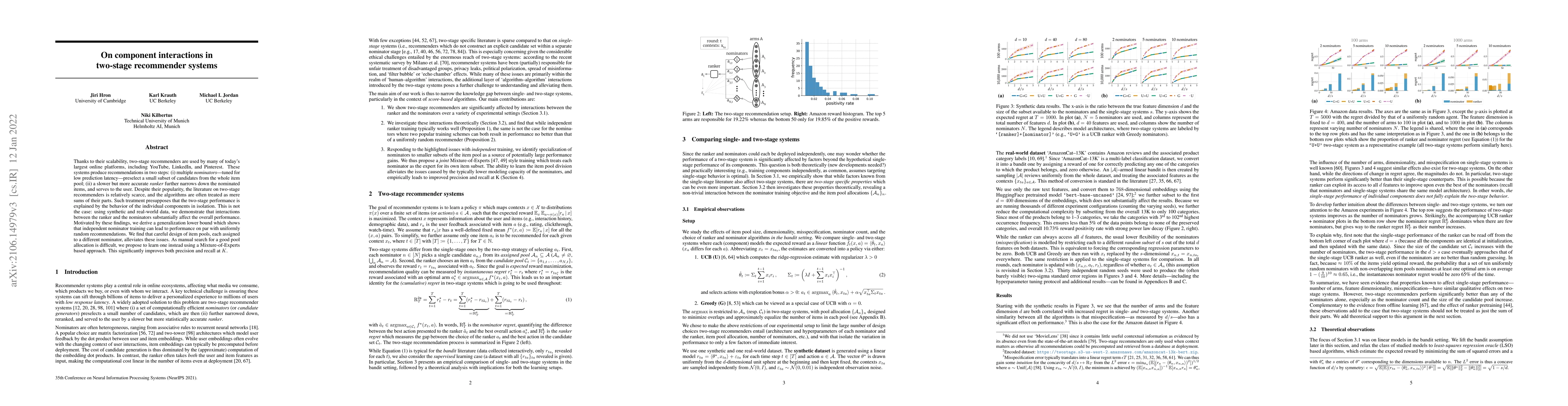 Thumbnail for On component interactions in two-stage recommender systems