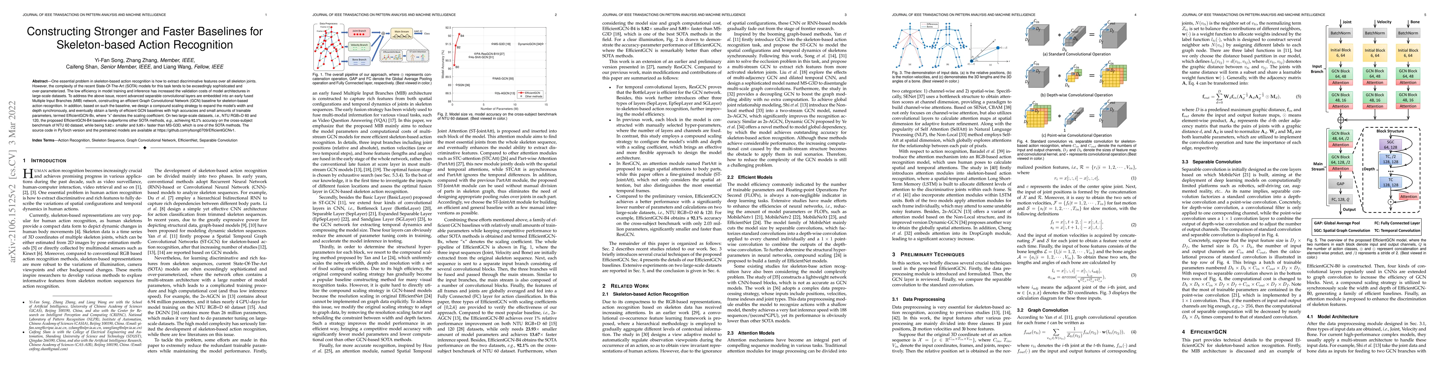 Thumbnail for Constructing Stronger and Faster Baselines for Skeleton-based Action
  Recognition