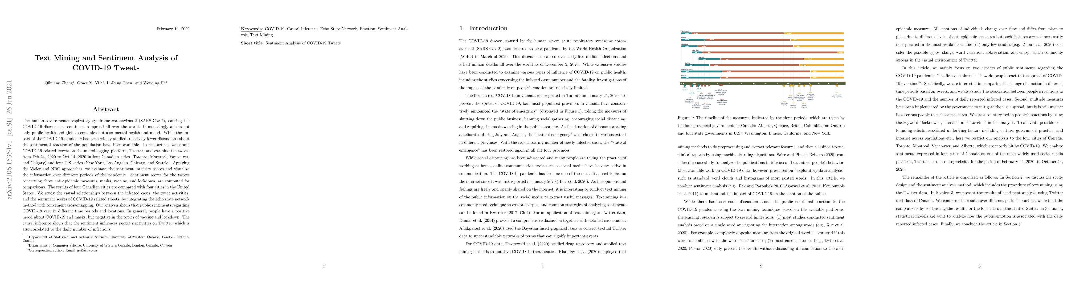 Thumbnail for Text mining and sentiment analysis of COVID-19 tweets