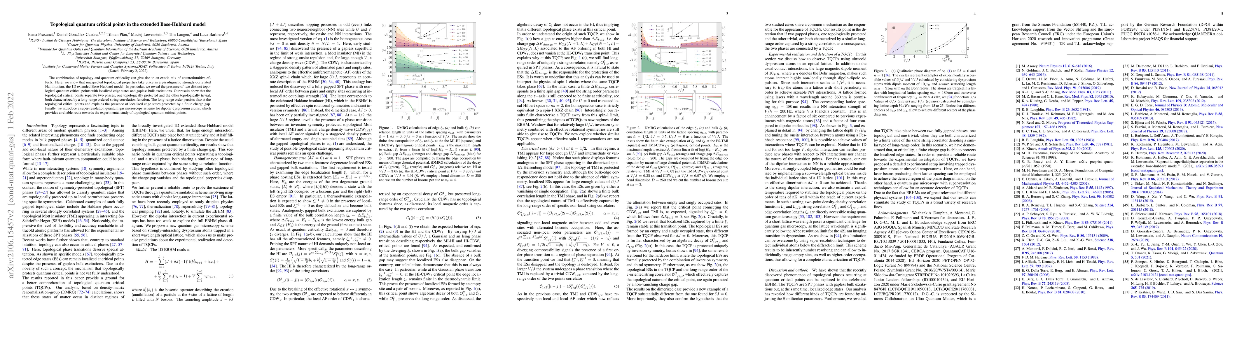 Thumbnail for Topological quantum critical points in the extended Bose-Hubbard model
