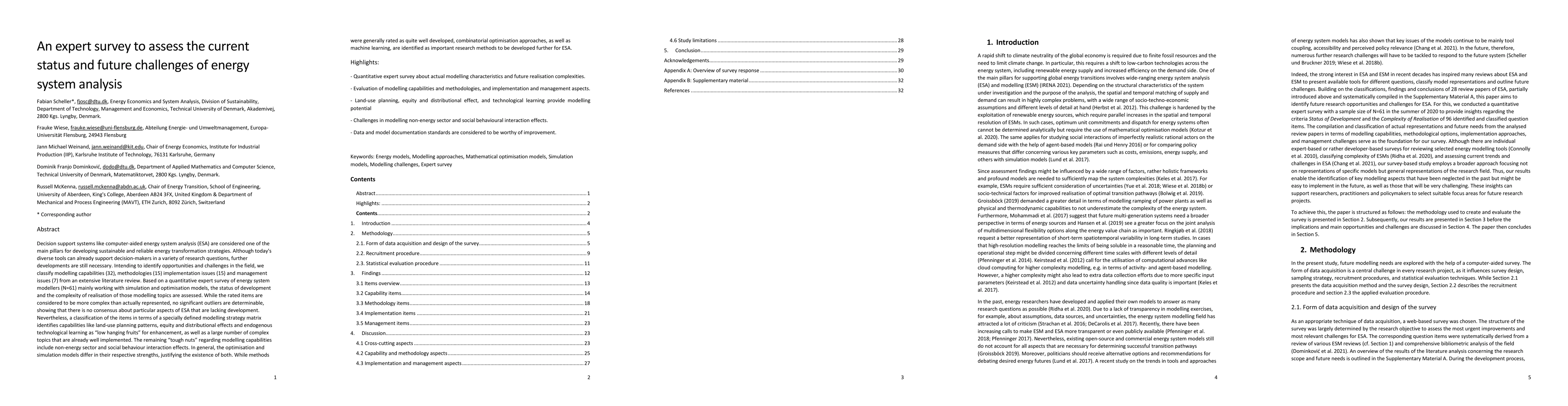 Thumbnail for An expert survey to assess the current status and future challenges of
  energy system analysis