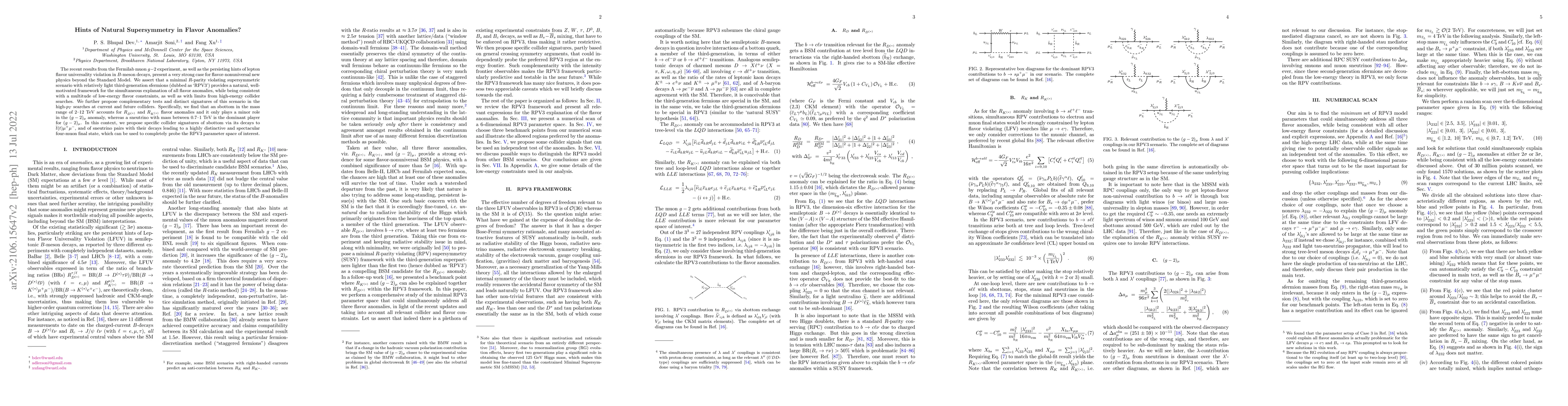 Thumbnail for Hints of Natural Supersymmetry in Flavor Anomalies?