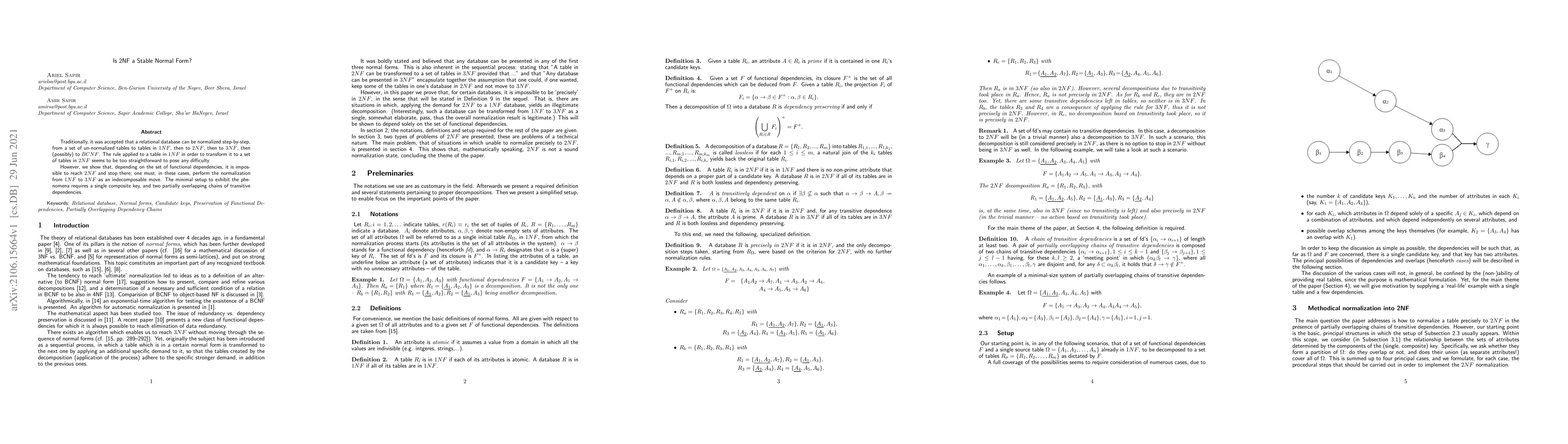 Thumbnail for Is 2NF a Stable Normal Form?