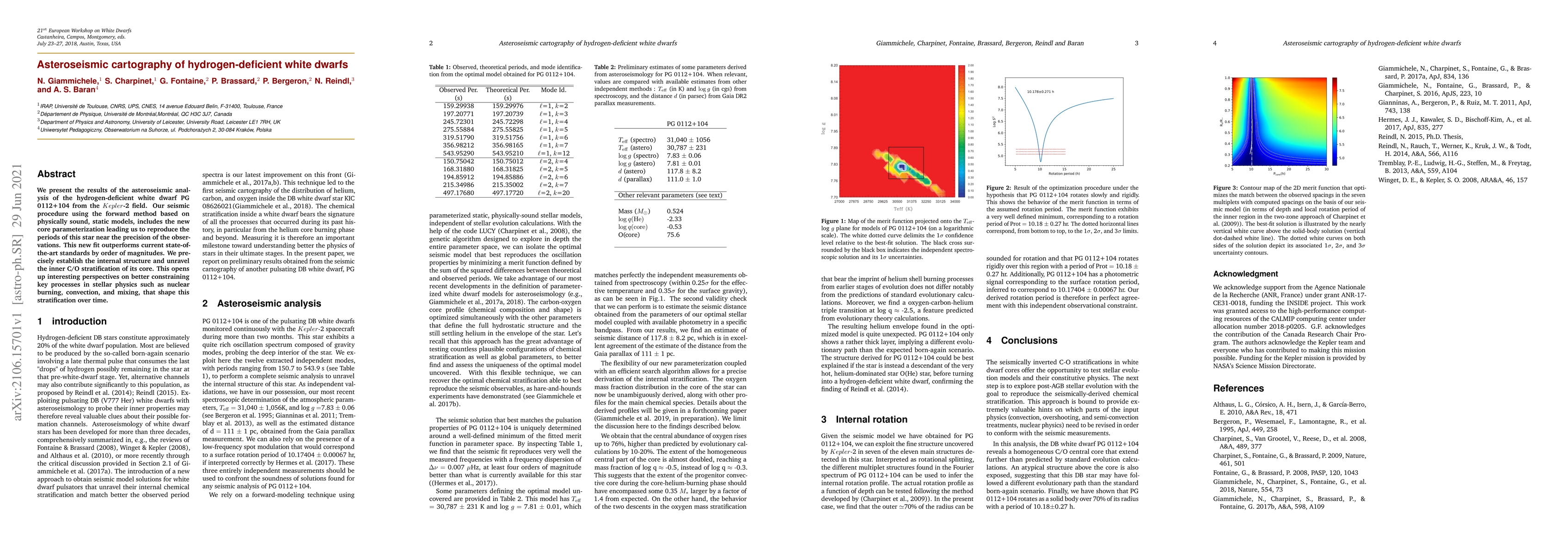 Thumbnail for Asteroseismic cartography of hydrogen-deficient white dwarfs
