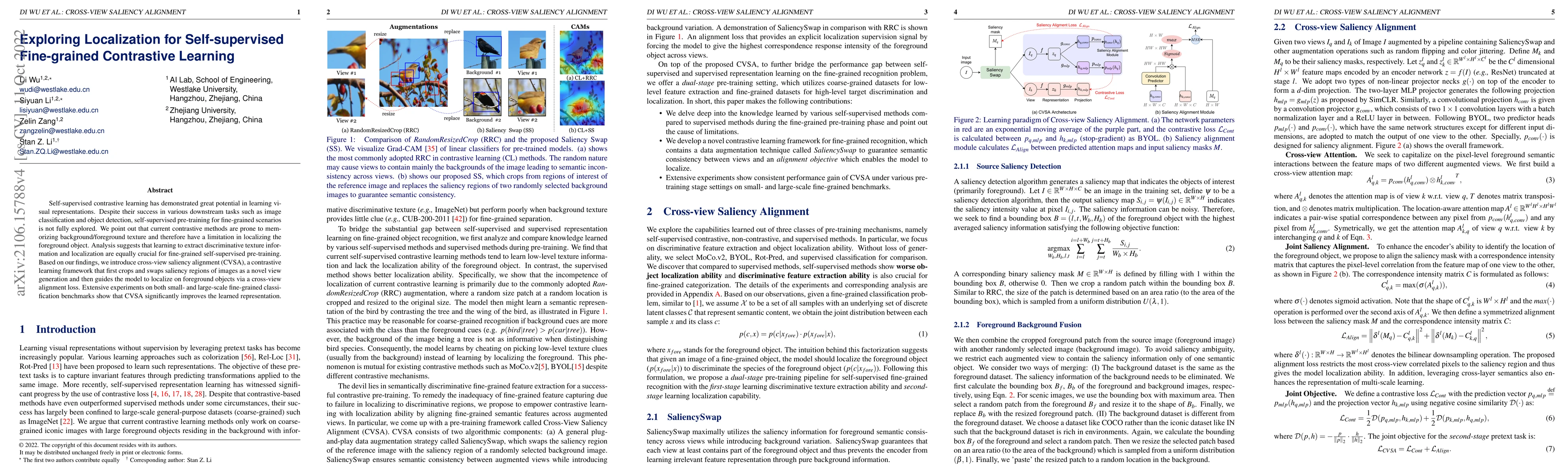 Thumbnail for Exploring Localization for Self-supervised Fine-grained Contrastive
  Learning