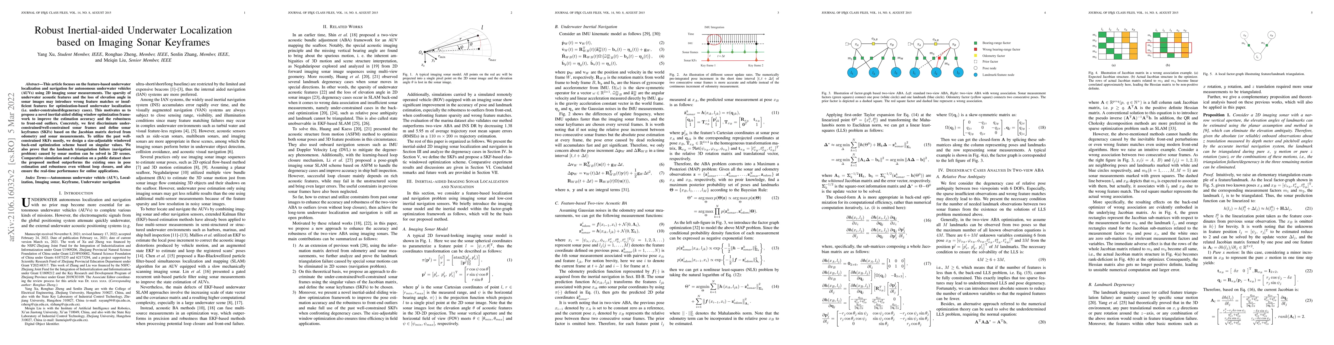 Thumbnail for Robust Inertial-aided Underwater Localization based on Imaging Sonar
  Keyframes