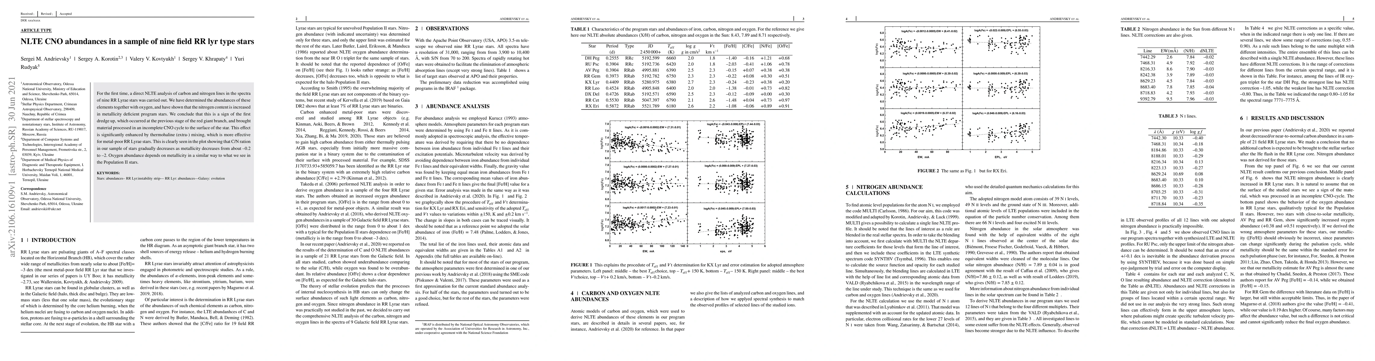 Thumbnail for NLTE CNO abundances in a sample of nine field RR lyr type stars