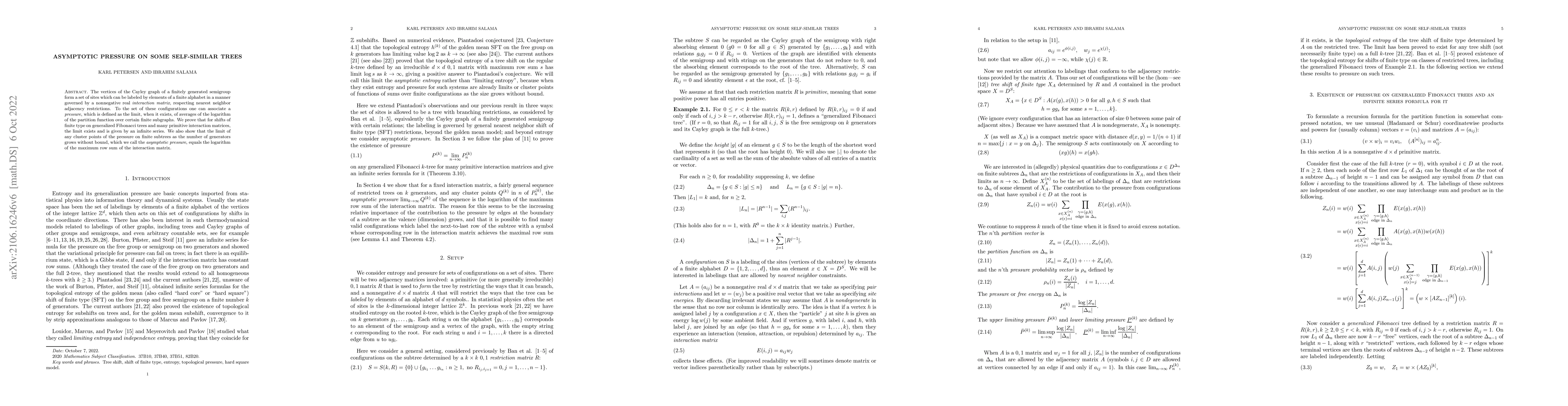 Thumbnail for Asymptotic pressure on some self-similar trees
