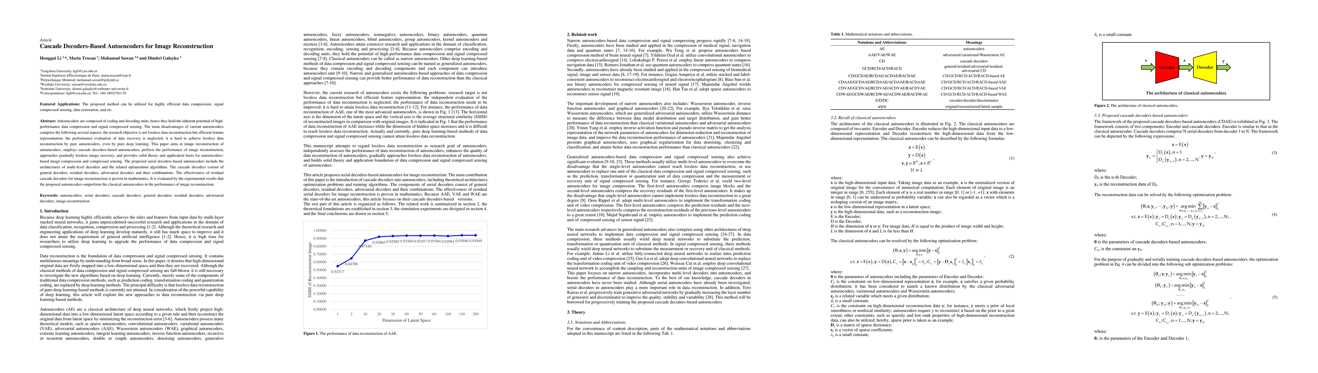 Thumbnail for Cascade Decoders-Based Autoencoders for Image Reconstruction