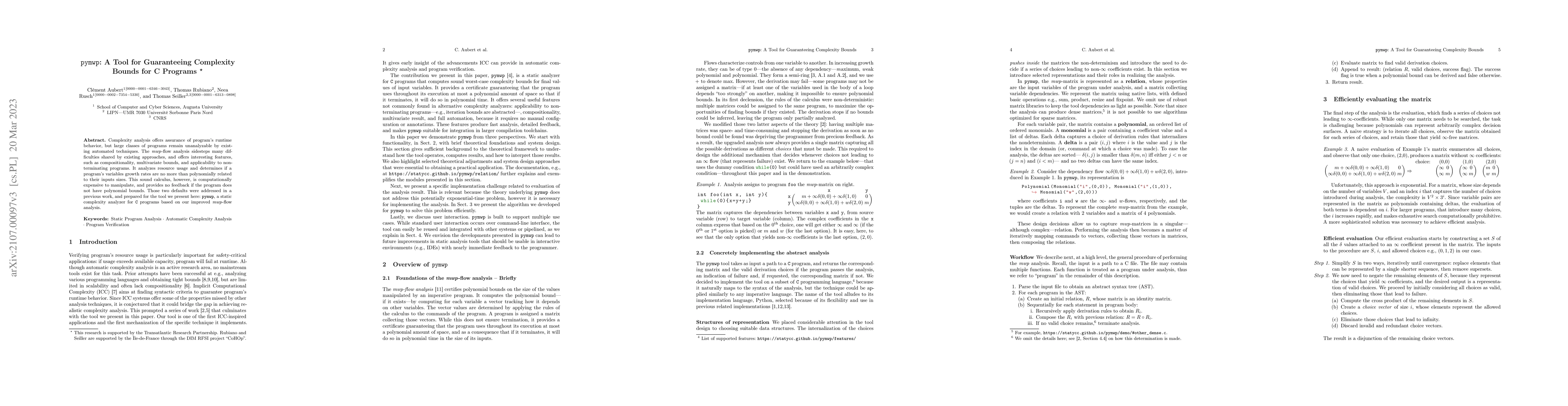Thumbnail for pymwp: A Tool for Guaranteeing Complexity Bounds for C Programs