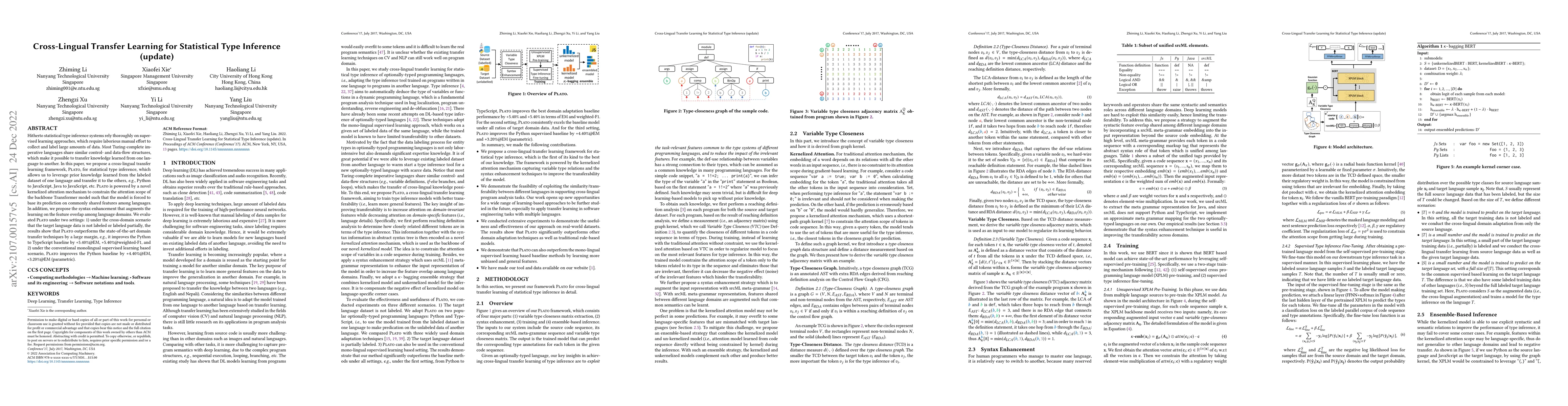 Thumbnail for Cross-Lingual Transfer Learning for Statistical Type Inference