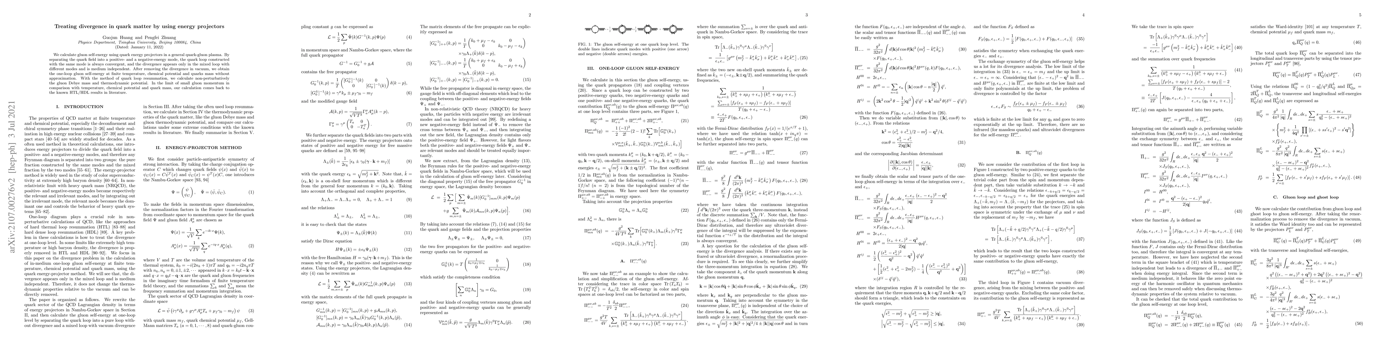 Thumbnail for Treating divergence in quark matter by using energy projectors