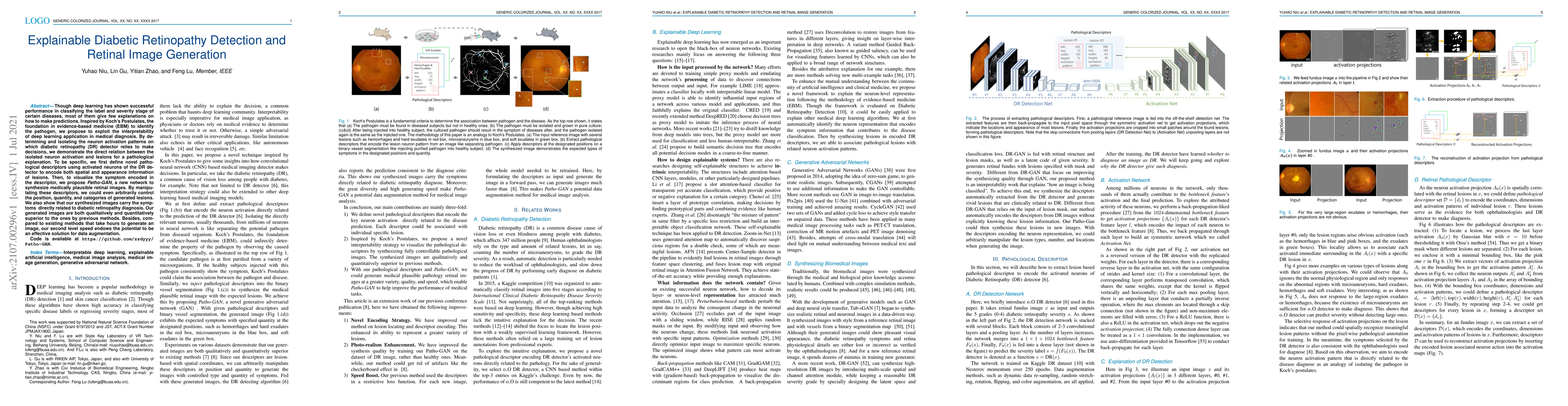 Thumbnail for Explainable Diabetic Retinopathy Detection and Retinal Image Generation
