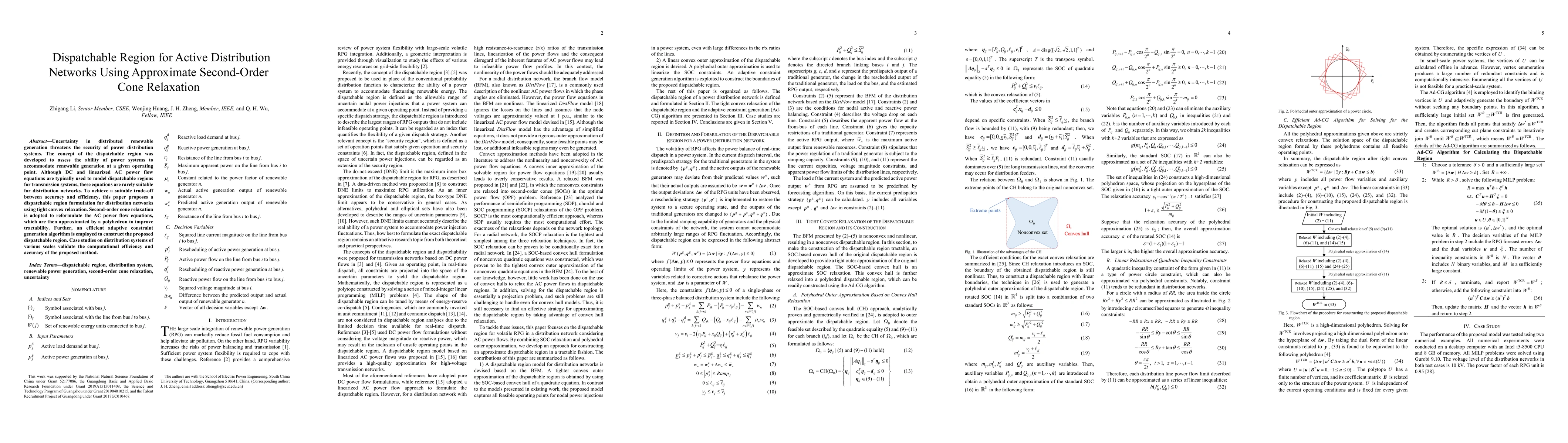 Thumbnail for Dispatchable Region for Active Distribution Networks Using Approximate
  Second-Order Cone Relaxation