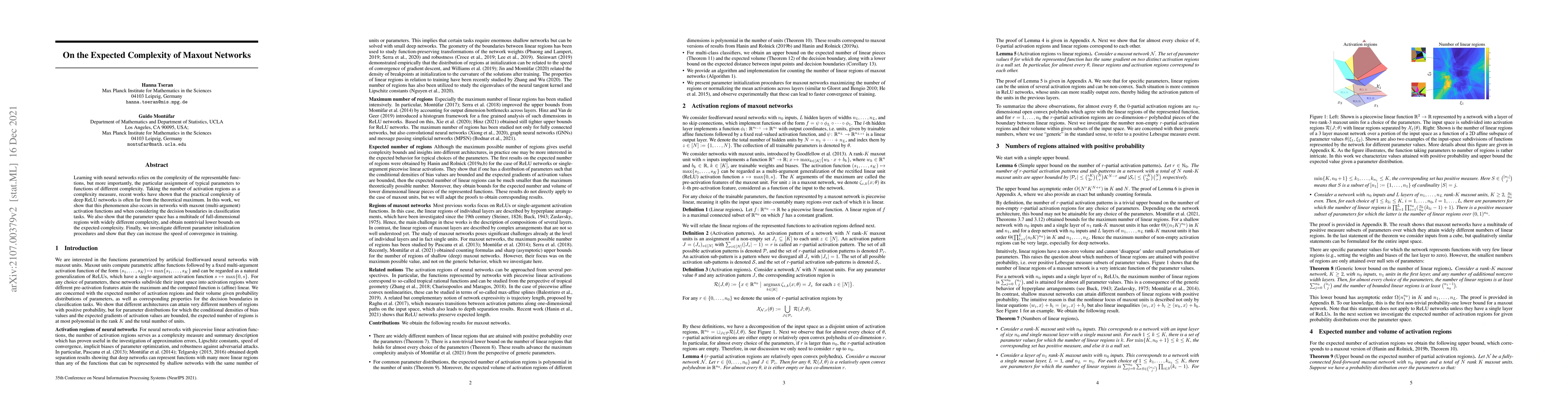 Thumbnail for On the Expected Complexity of Maxout Networks