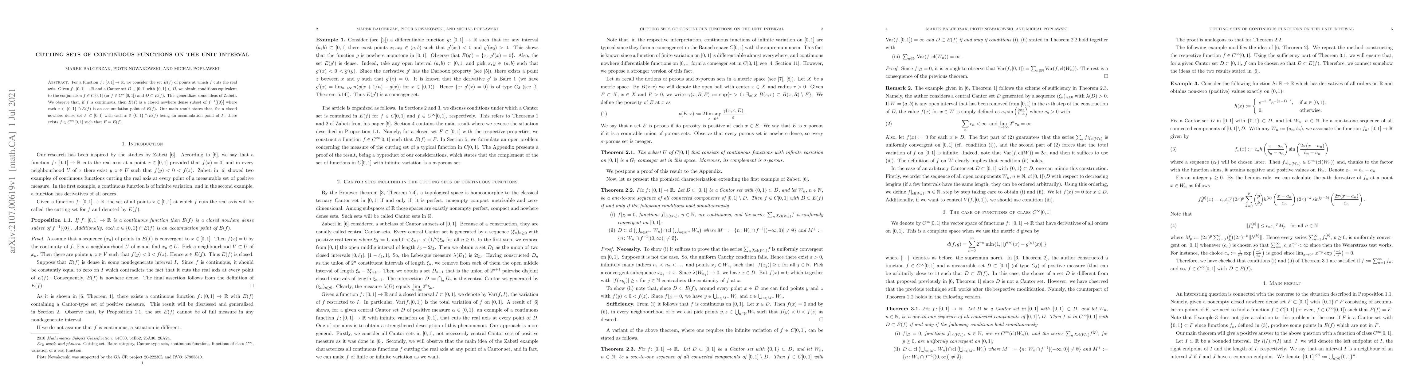 Thumbnail for Cutting sets of continuous functions on the unit interval