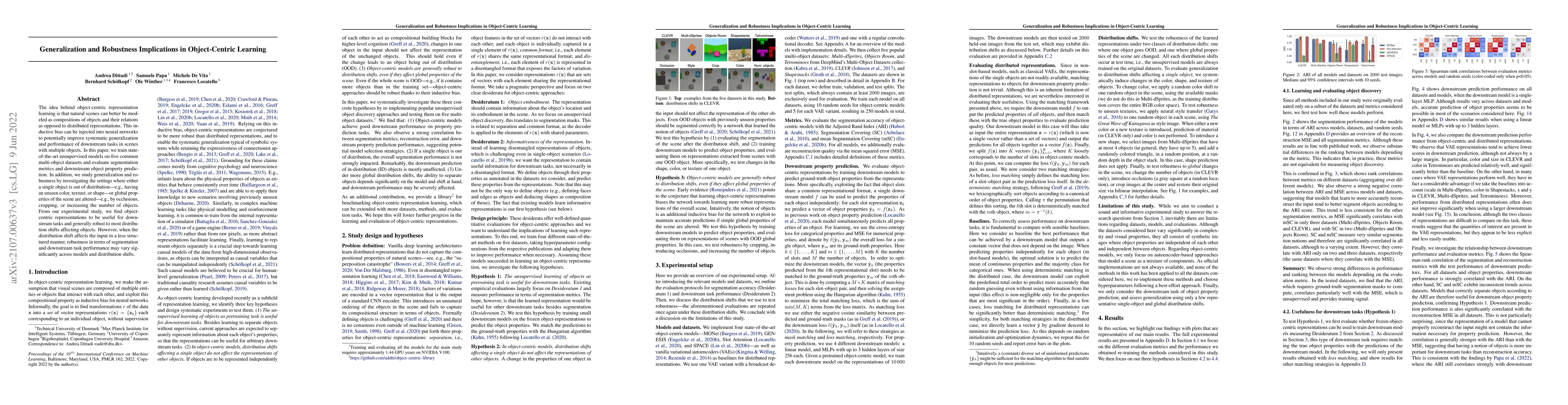 Thumbnail for Generalization and Robustness Implications in Object-Centric Learning