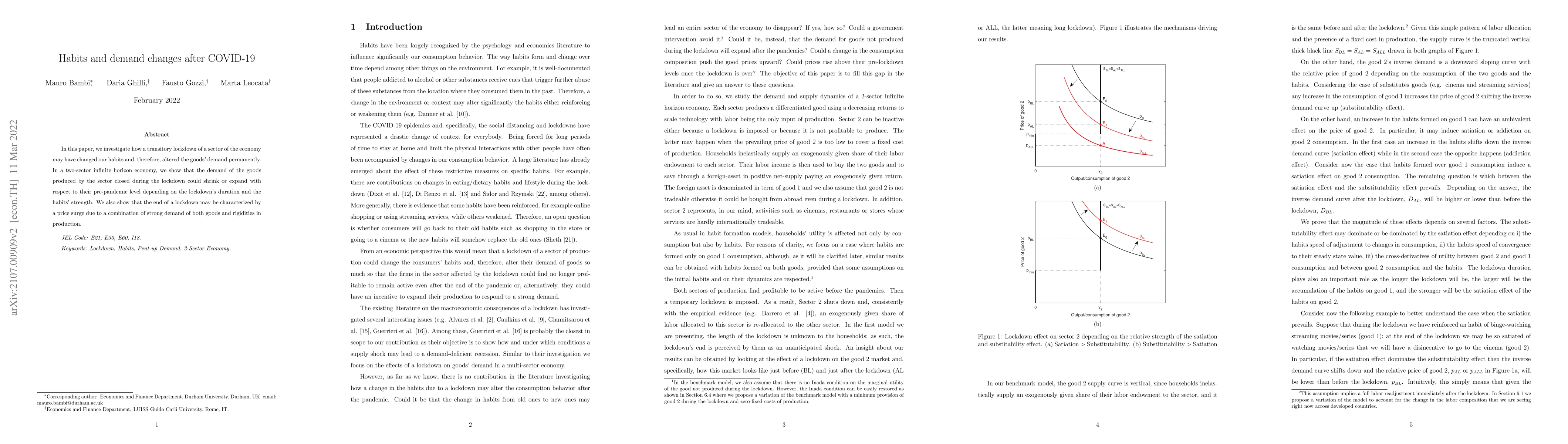 Thumbnail for Habits and demand changes after COVID-19