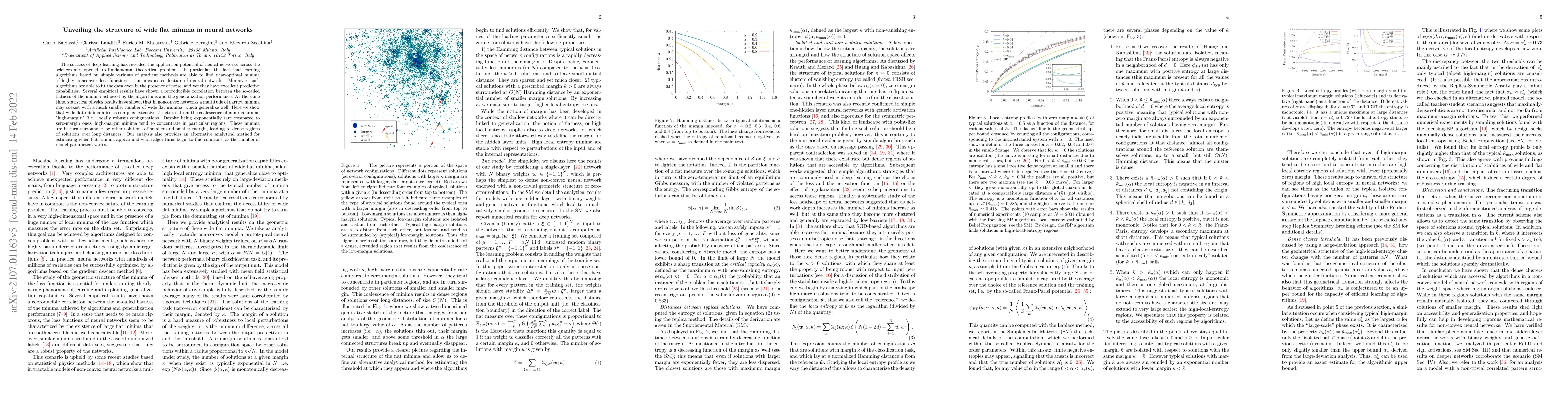 Thumbnail for Unveiling the structure of wide flat minima in neural networks