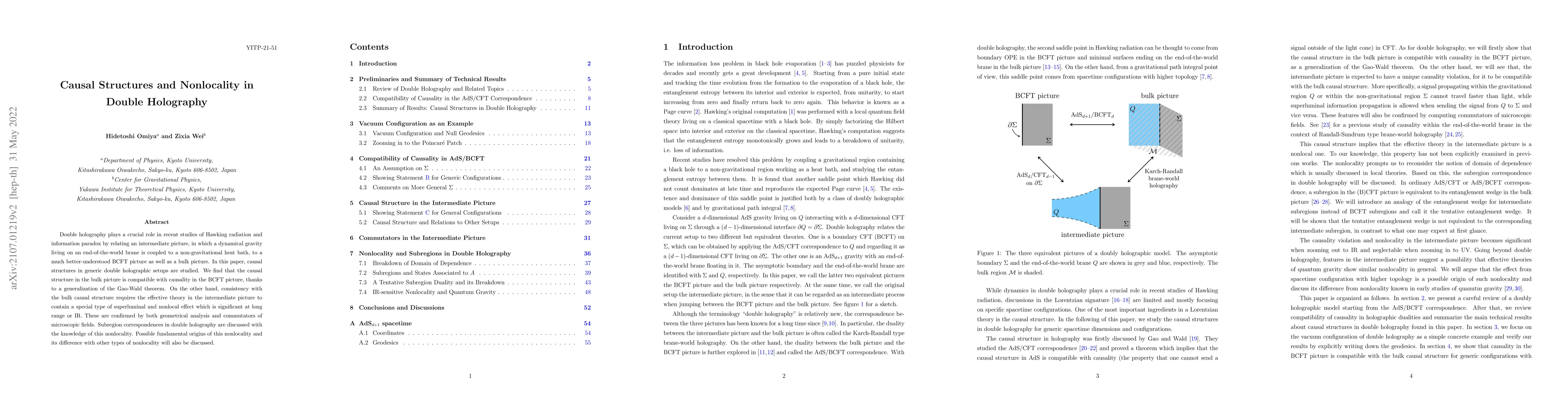 Thumbnail for Causal Structures and Nonlocality in Double Holography
