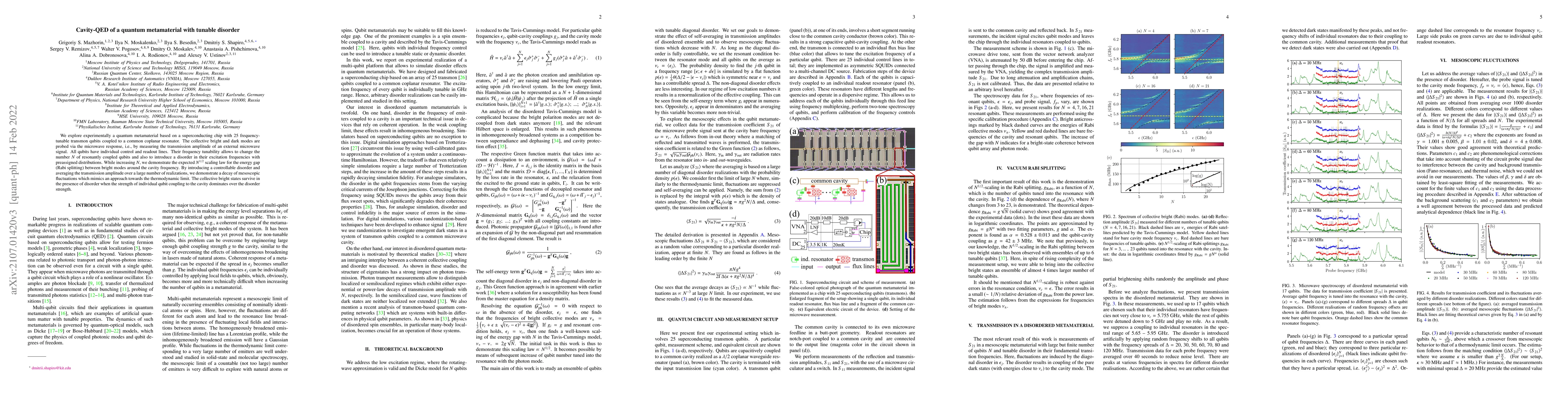 Thumbnail for Cavity-QED of a quantum metamaterial with tunable disorder