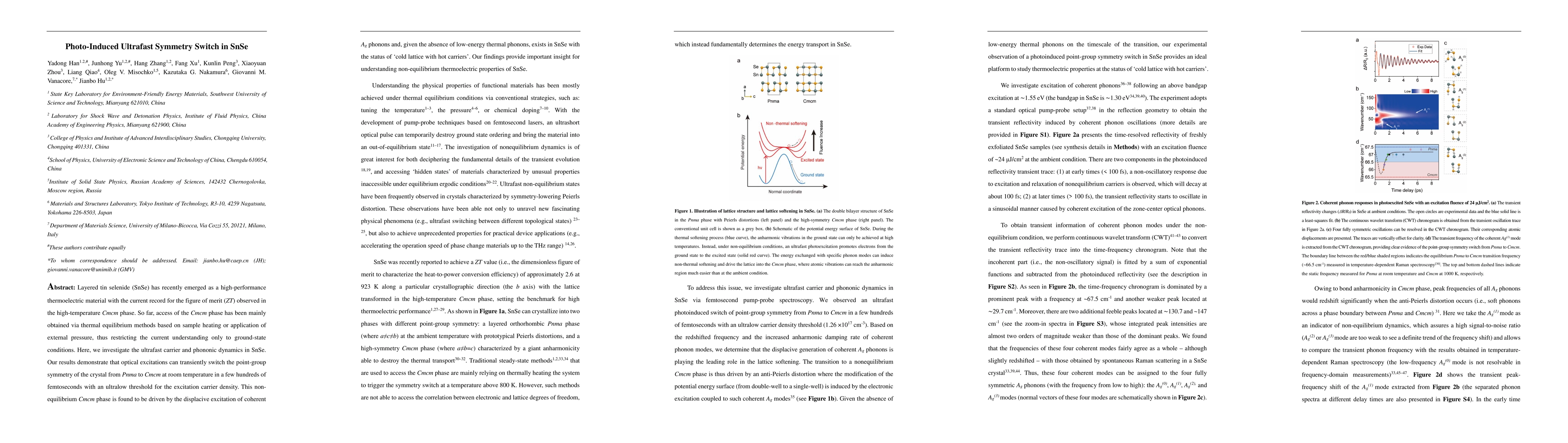 Thumbnail for Photo-Induced Ultrafast Symmetry Switch in SnSe
