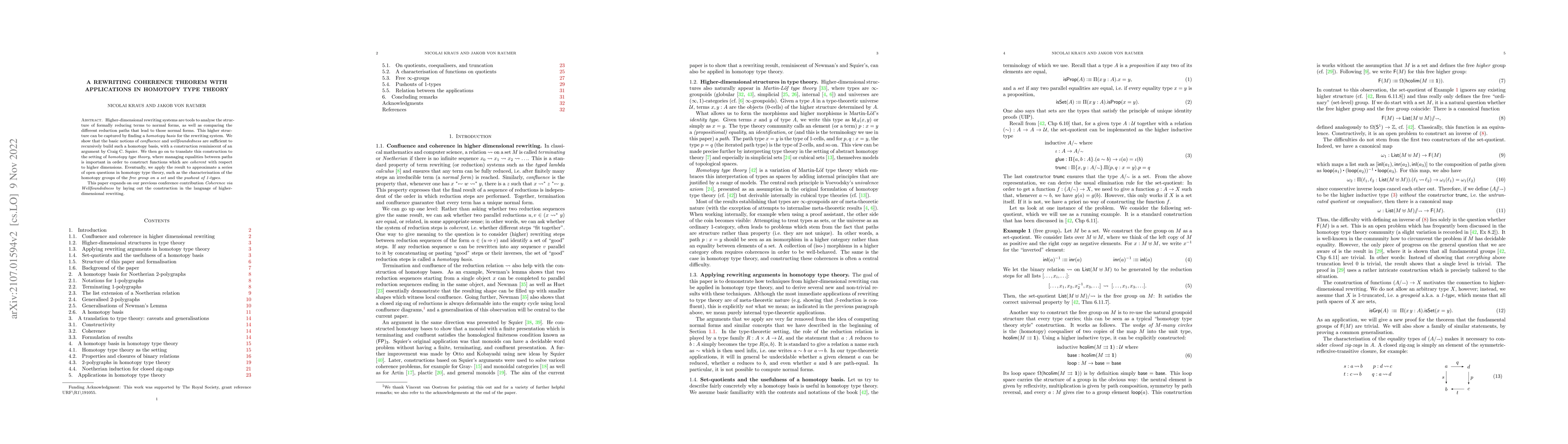 Thumbnail for A Rewriting Coherence Theorem with Applications in Homotopy Type Theory