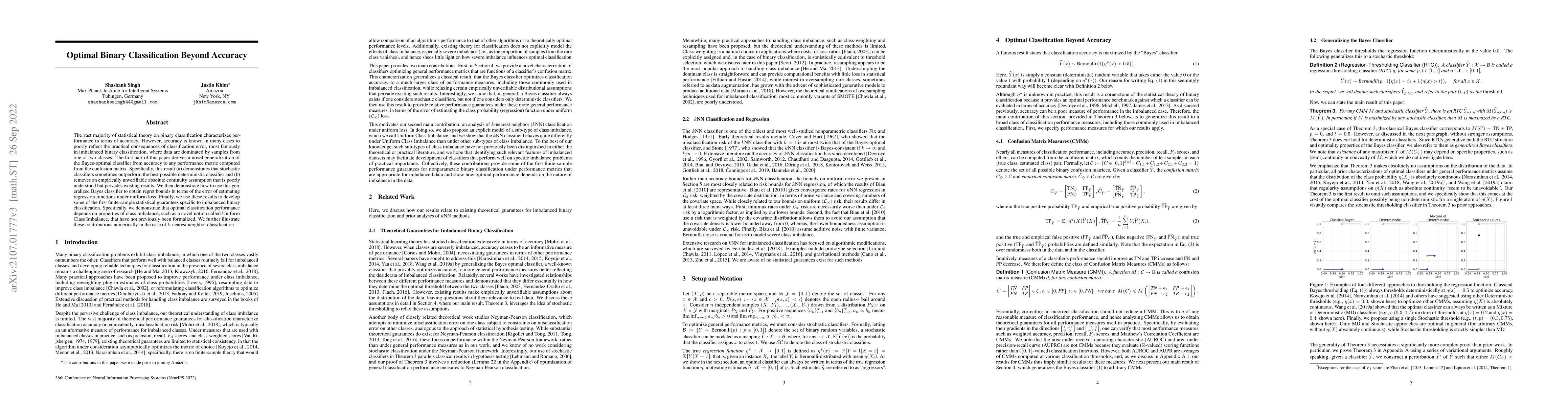 Thumbnail for Optimal Binary Classification Beyond Accuracy