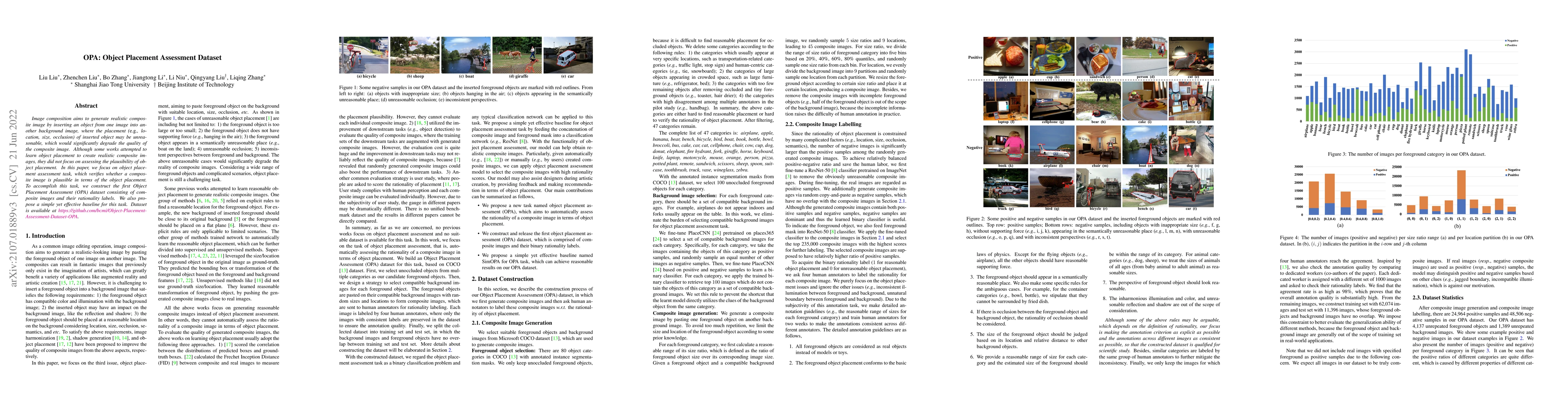 Thumbnail for OPA: Object Placement Assessment Dataset