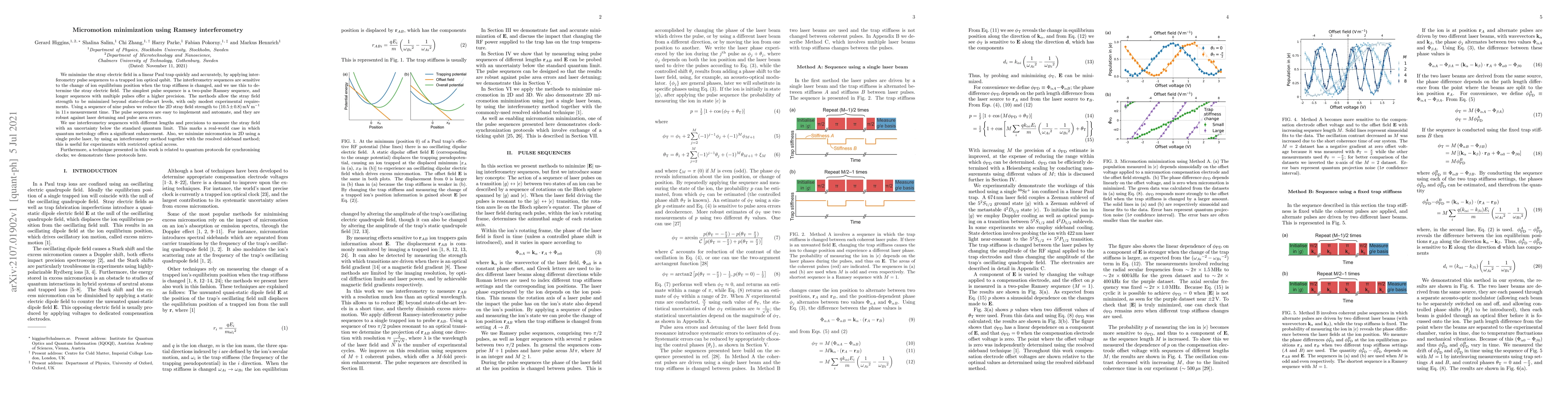 Thumbnail for Micromotion minimization using Ramsey interferometry