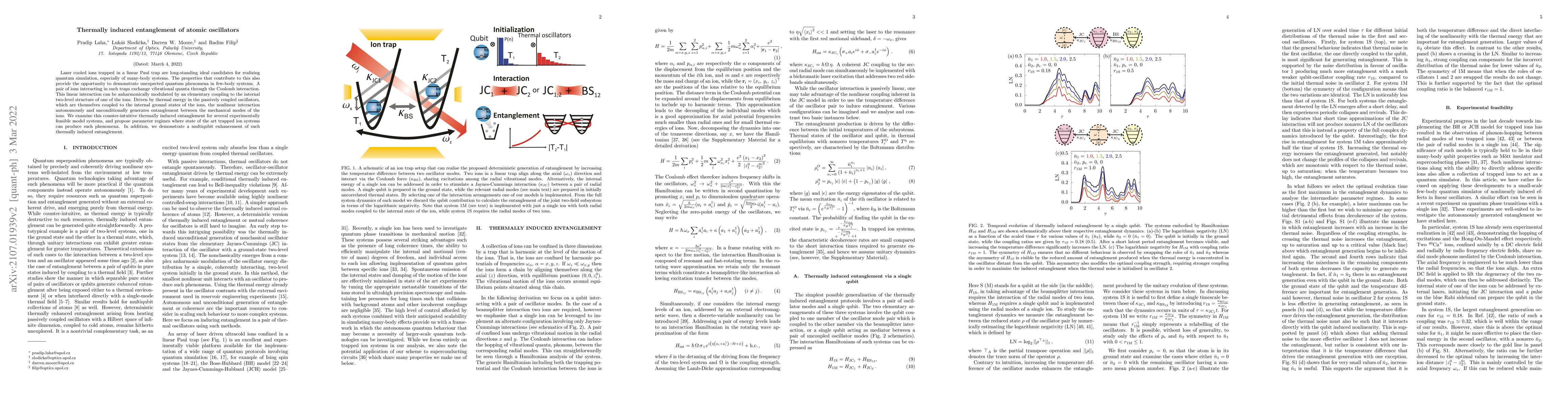 Thumbnail for Thermally induced entanglement of atomic oscillators