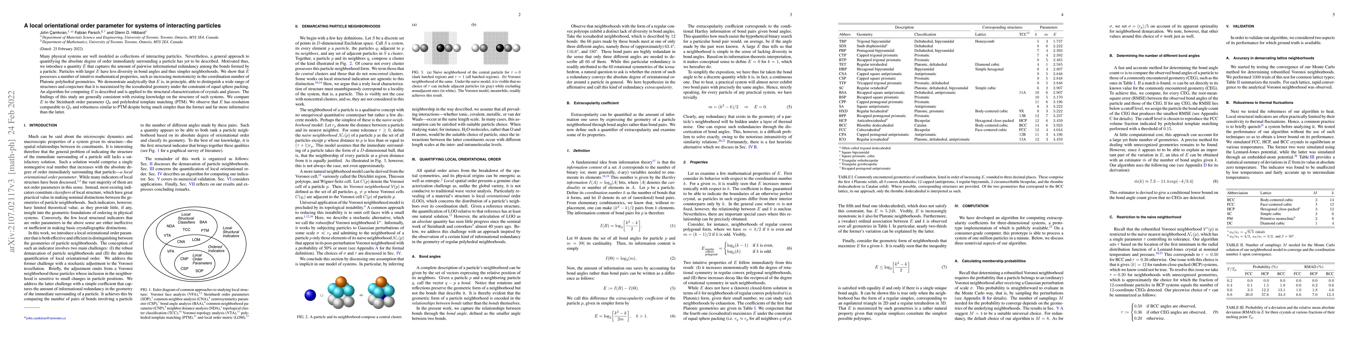Thumbnail for A local orientational order parameter for systems of interacting
  particles