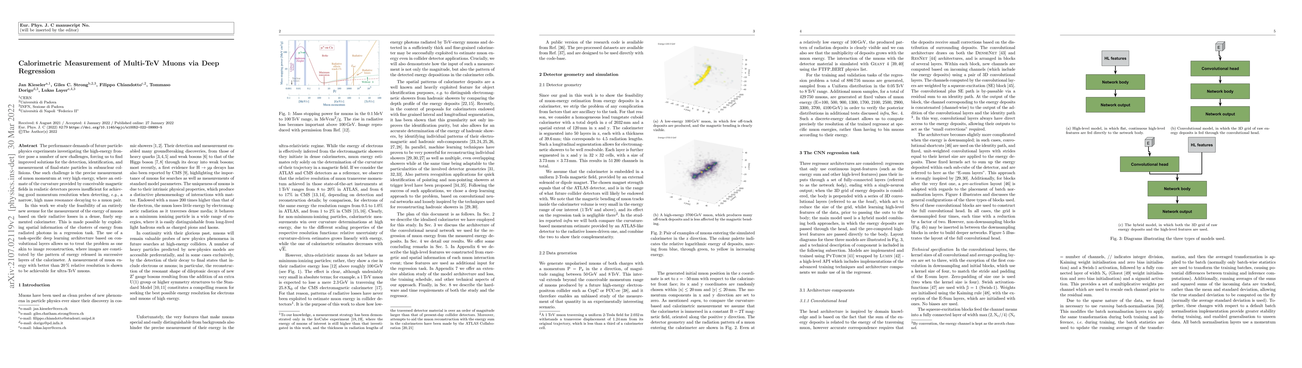 Thumbnail for Calorimetric Measurement of Multi-TeV Muons via Deep Regression