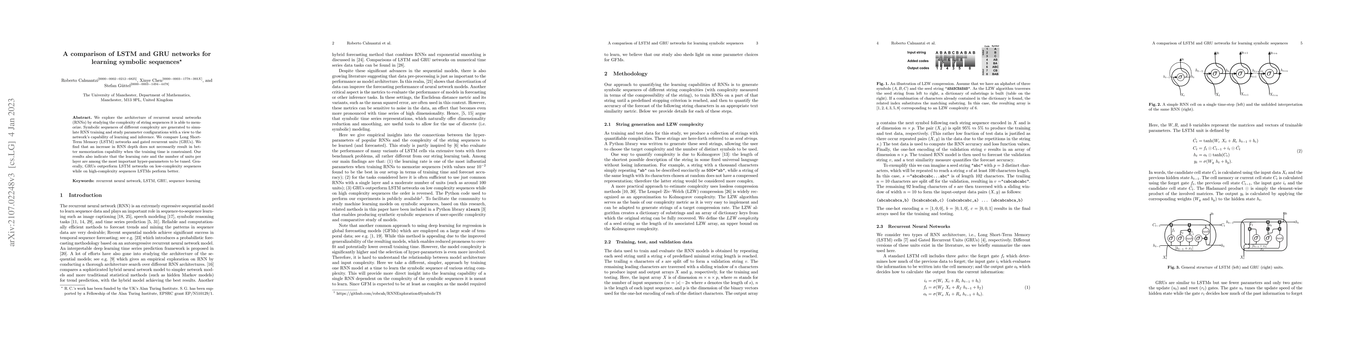 Thumbnail for A comparison of LSTM and GRU networks for learning symbolic sequences