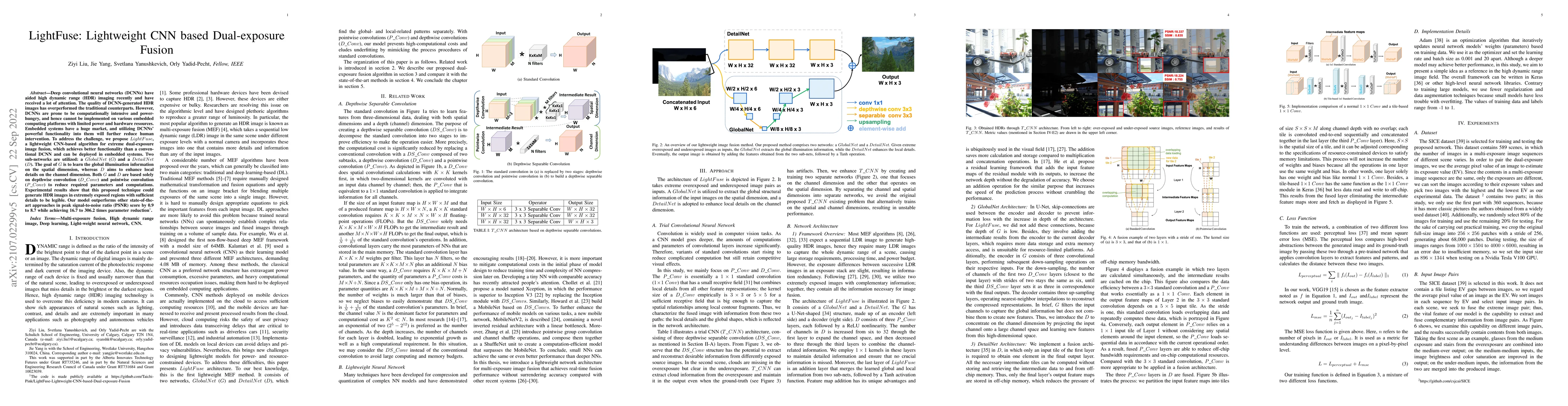 Thumbnail for LightFuse: Lightweight CNN based Dual-exposure Fusion