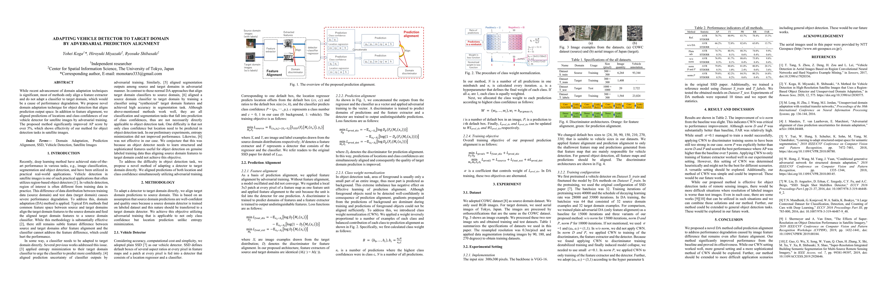 Thumbnail for Adapting Vehicle Detector to Target Domain by Adversarial Prediction
  Alignment