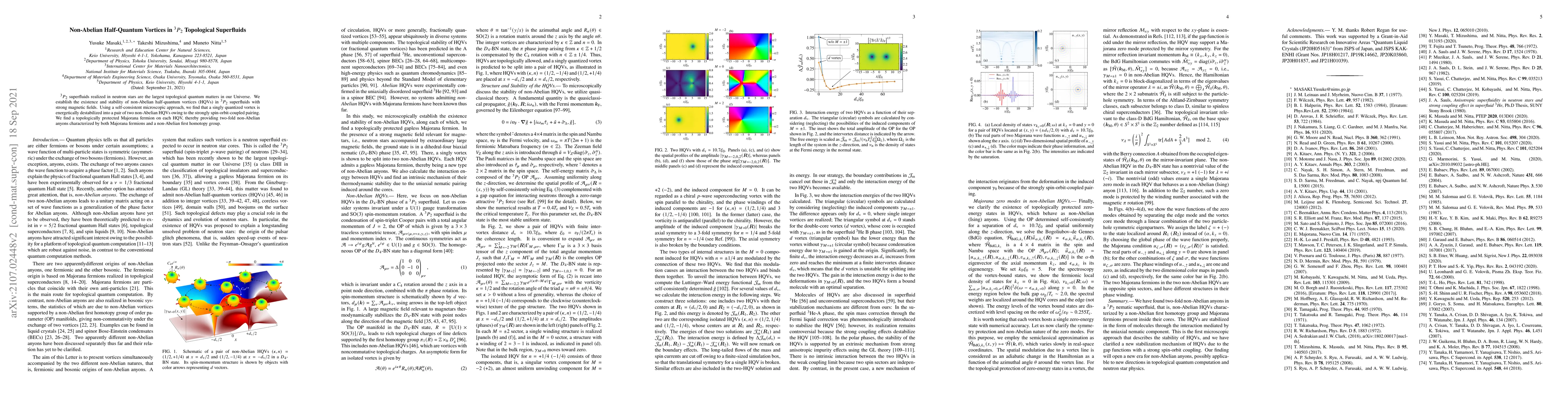 Thumbnail for Non-Abelian Half-Quantum Vortices in ${}^{3}P_{2}$ Topological
  Superfluids