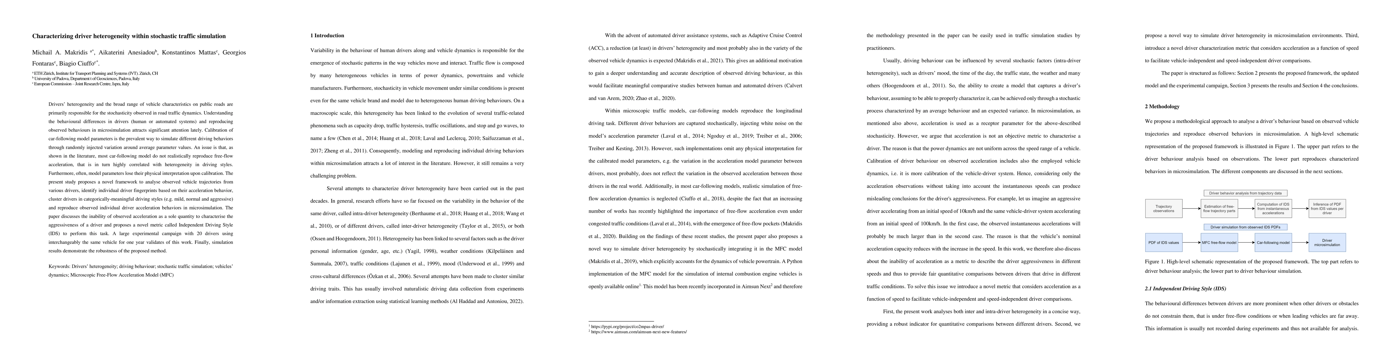 Thumbnail for Characterizing driver heterogeneity within stochastic traffic simulation